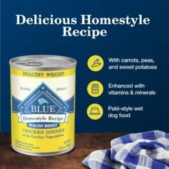 Blue Buffalo Homestyle Recipe Healthy Weight Chicken Dinner With Garden Vegetables & Brown Rice Canned Dog Food -Blue Buffalo || ROYAL CANIN || Wellness Sales 84158 PT3. AC SS1800 V1689283211