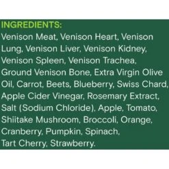 Huntaway Frozen Wild Venison Raw Dog Food, 3-lb Bag, Case Of 3 -Blue Buffalo || ROYAL CANIN || Wellness Sales 842142 PT2. AC SS1800 V1702503686