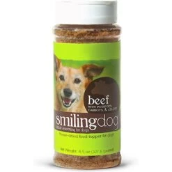 Herbsmith Smiling Dog Kibble Seasoning Freeze-Dried Beef With Potatoes, Carrots, & Celery Dog Food Topper