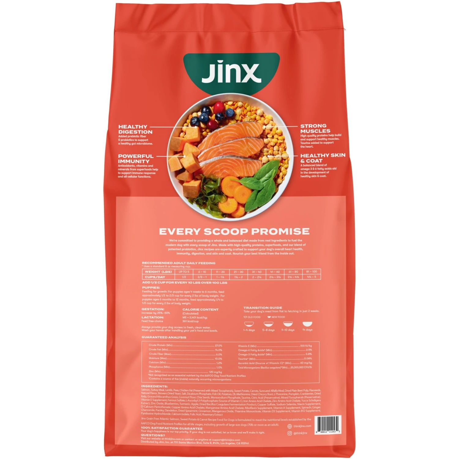 Jinx Salmon, Sweet Potato & Carrot ALS Kibble Dog Dry Food 10 Jinx Salmon, Sweet Potato & Carrot ALS Kibble Dog Dry Food - Image 8