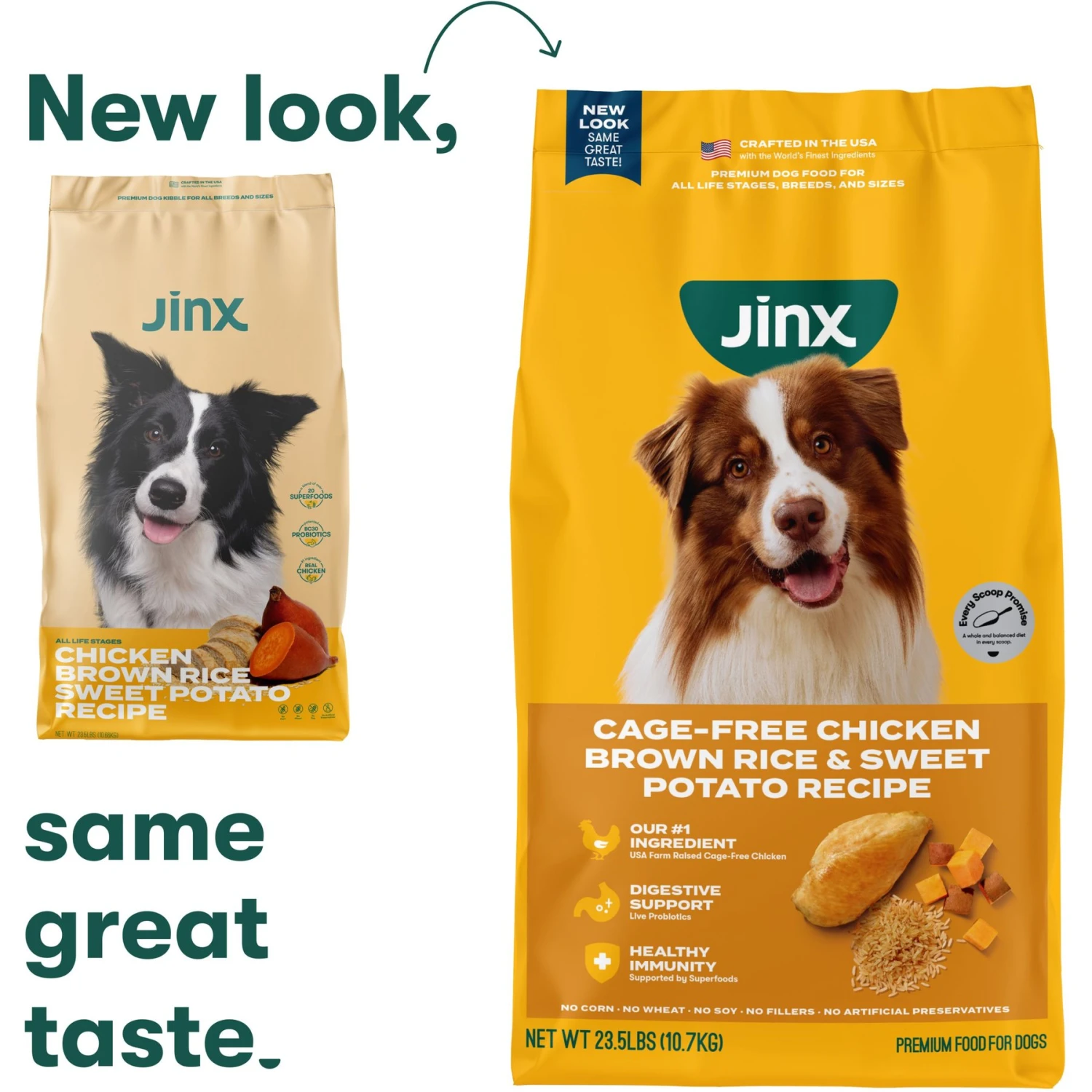 Jinx Chicken, Brown Rice & Sweet Potato ALS Kibble Dog Dry Food 4 Jinx Chicken, Brown Rice & Sweet Potato ALS Kibble Dog Dry Food - Image 2