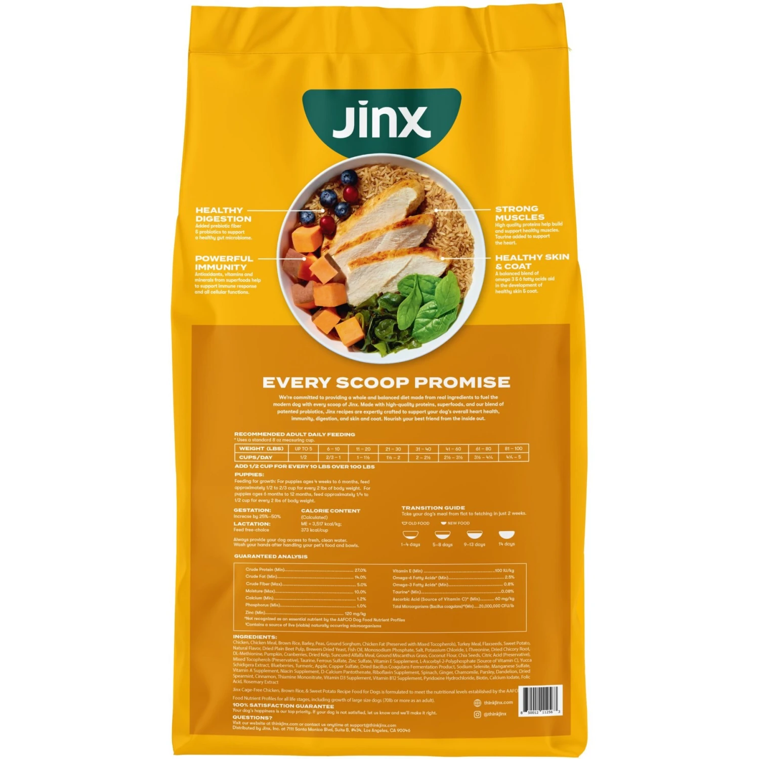 Jinx Chicken, Brown Rice & Sweet Potato ALS Kibble Dog Dry Food 10 Jinx Chicken, Brown Rice & Sweet Potato ALS Kibble Dog Dry Food - Image 8