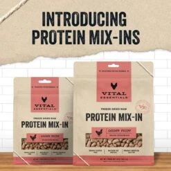 Vital Essentials Protein Mix-In Chicken Recipe Mini Nibs Grain-Free Freeze-Dried Raw Dog Food Topper 10 Vital Essentials Protein Mix-In Chicken Recipe Mini Nibs Grain-Free Freeze-Dried Raw Dog Food Topper -Blue Buffalo || ROYAL CANIN || Wellness Sales 846174 PT2. AC SS1800 V1685991119