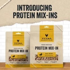 Vital Essentials Protein Mix-In Duck Recipe Mini Nibs Grain-Free Freeze-Dried Raw Dog Food Topper -Blue Buffalo || ROYAL CANIN || Wellness Sales 846198 PT2. AC SS1800 V1685991123