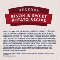 Natural Balance Limited Ingredient Reserve Bison & Sweet Potato Recipe Wet Dog Food -Blue Buffalo || ROYAL CANIN || Wellness Sales 84868 PT5. AC SS1800 V1684442815