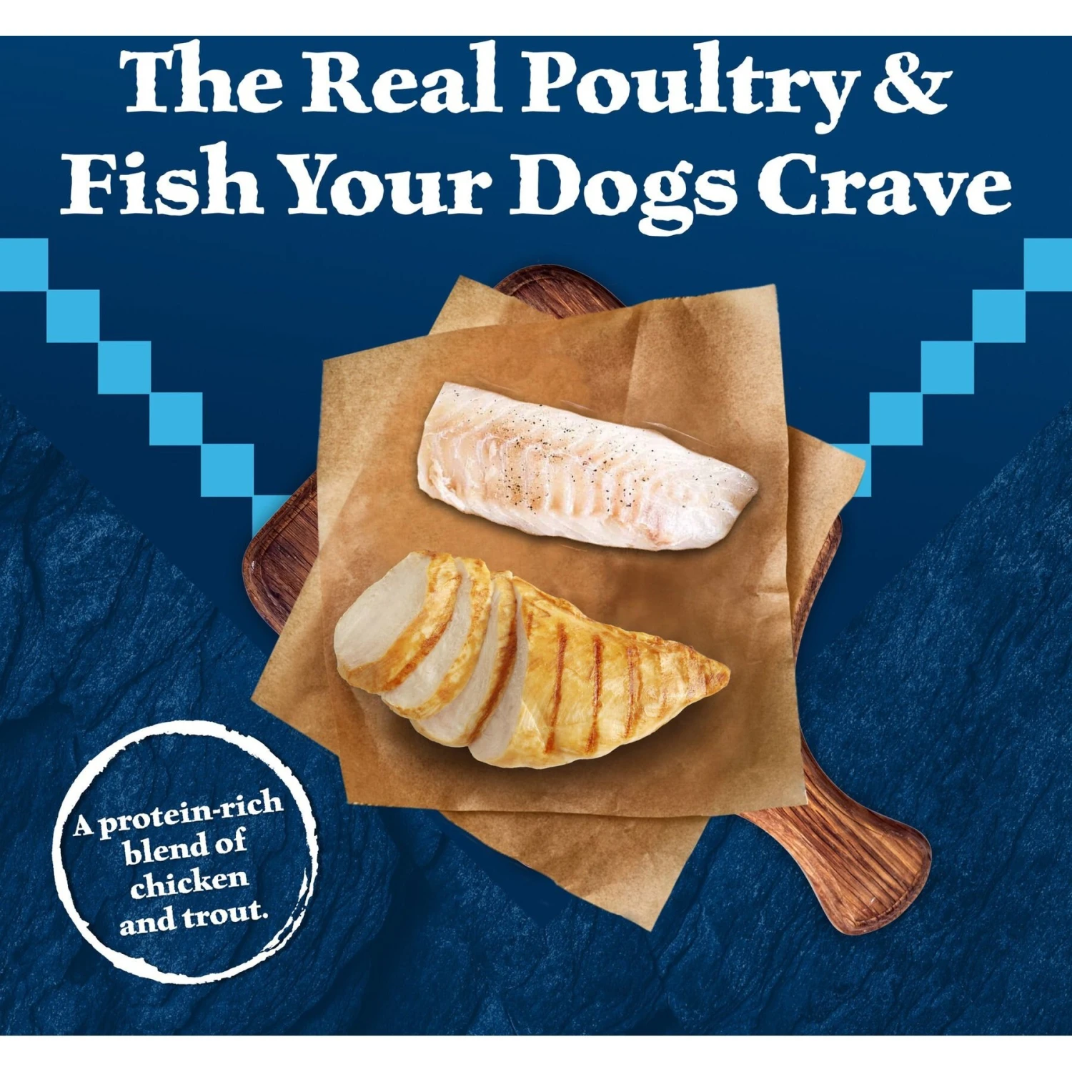 Blue Buffalo Wilderness Trout & Chicken Grill Grain-Free Canned Dog Food 4 Blue Buffalo Wilderness Trout & Chicken Grill Grain-Free Canned Dog Food - Image 2