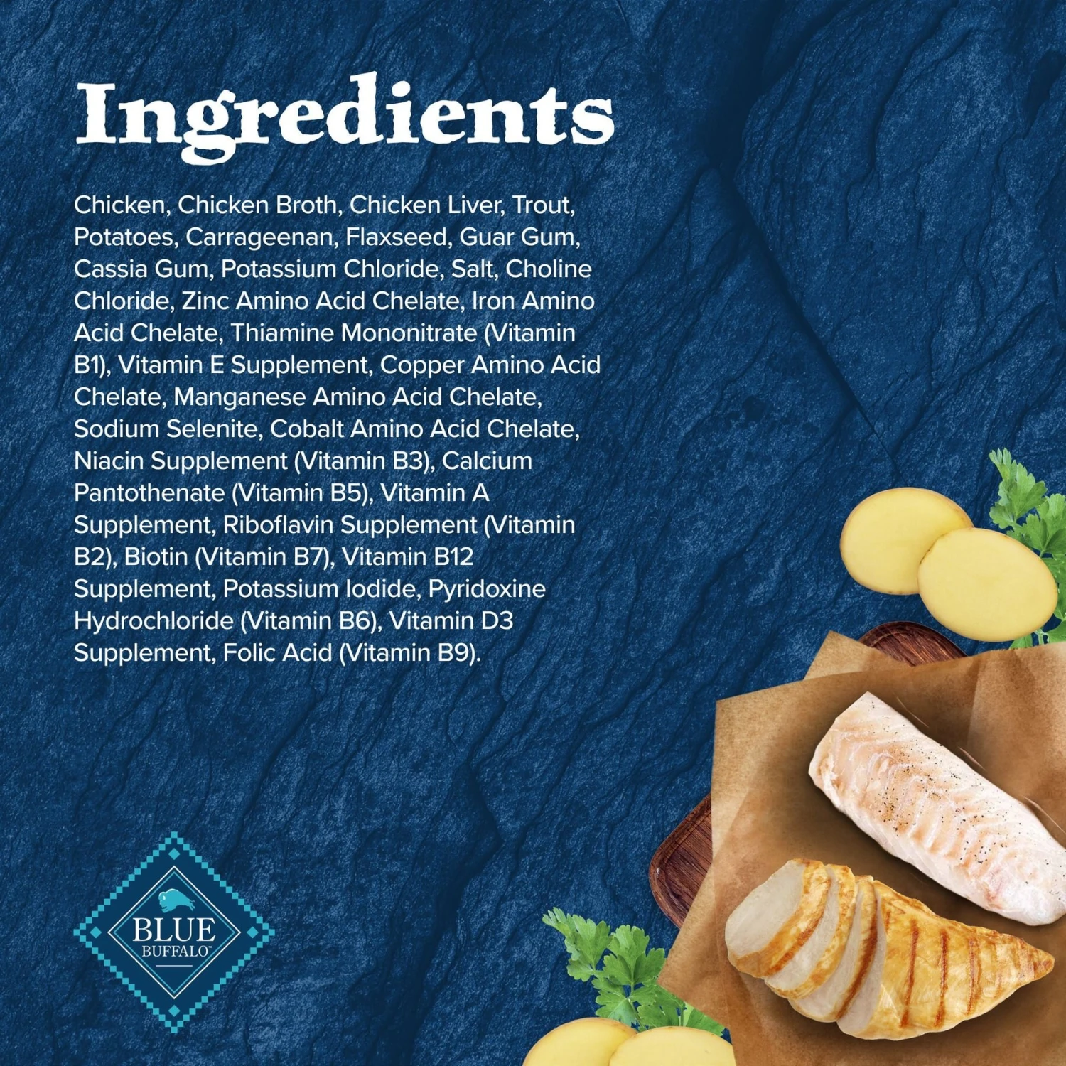 Blue Buffalo Wilderness Trout & Chicken Grill Grain-Free Canned Dog Food 6 Blue Buffalo Wilderness Trout & Chicken Grill Grain-Free Canned Dog Food - Image 4