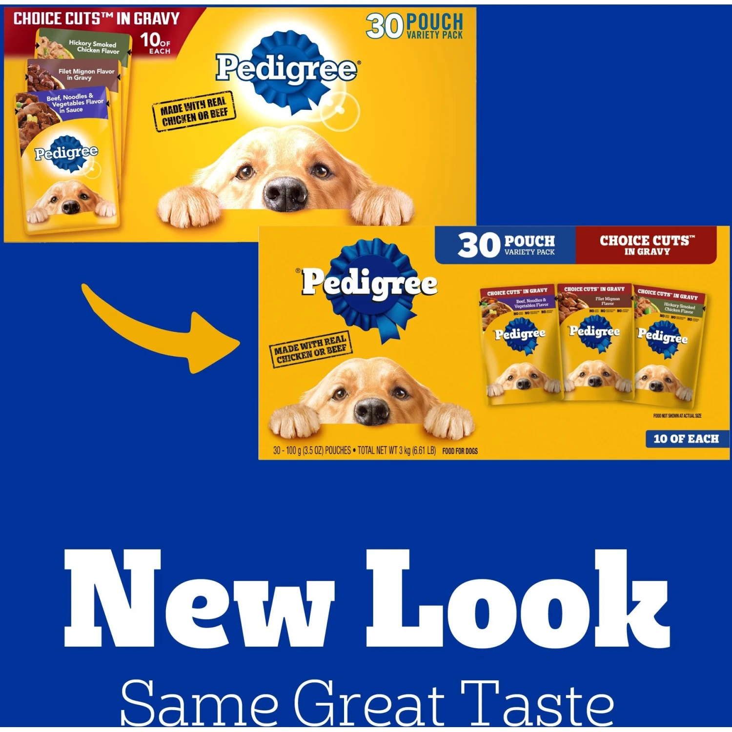 Iams Proactive Health Active Chicken & Turkey Recipe High Protein Adult Dry Dog Food & Pedigree Choice Cuts In Gravy Variety Pack Adult Wet Dog Food, 3.5-oz Pouch, Case Of 30 5 Iams Proactive Health Active Chicken & Turkey Recipe High Protein Adult Dry Dog Food & Pedigree Choice Cuts In Gravy Variety Pack Adult Wet Dog Food, 3.5-oz Pouch, Case Of 30 - Image 3