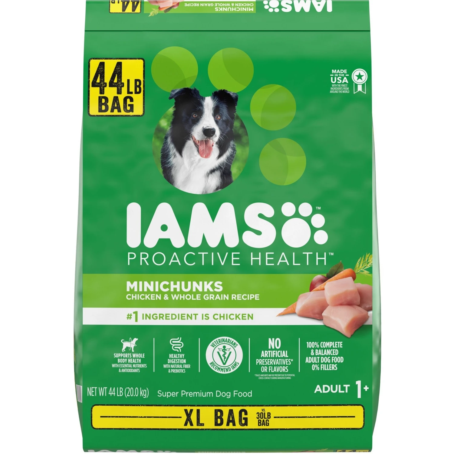 Iams Proactive Health MiniChunks Small Kibble Adult Chicken & Whole Grain Dry Dog Food & Cesar Classic Loaf In Sauce Beef Recipe, Filet Mignon, Grilled Chicken & Porterhouse Steak Flavors Variety Pack Grain-Free Small Breed Adult Wet Dog Food Trays 4 Iams Proactive Health MiniChunks Small Kibble Adult Chicken & Whole Grain Dry Dog Food & Cesar Classic Loaf In Sauce Beef Recipe, Filet Mignon, Grilled Chicken & Porterhouse Steak Flavors Variety Pack Grain-Free Small Breed Adult Wet Dog Food Trays - Image 2