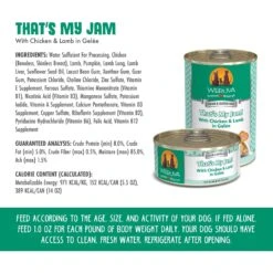 Weruva That's My Jam! With Chicken & Lamb In Gelee Grain-Free Canned Dog Food -Blue Buffalo || ROYAL CANIN || Wellness Sales 85492 PT3. AC SS1800 V1696010503