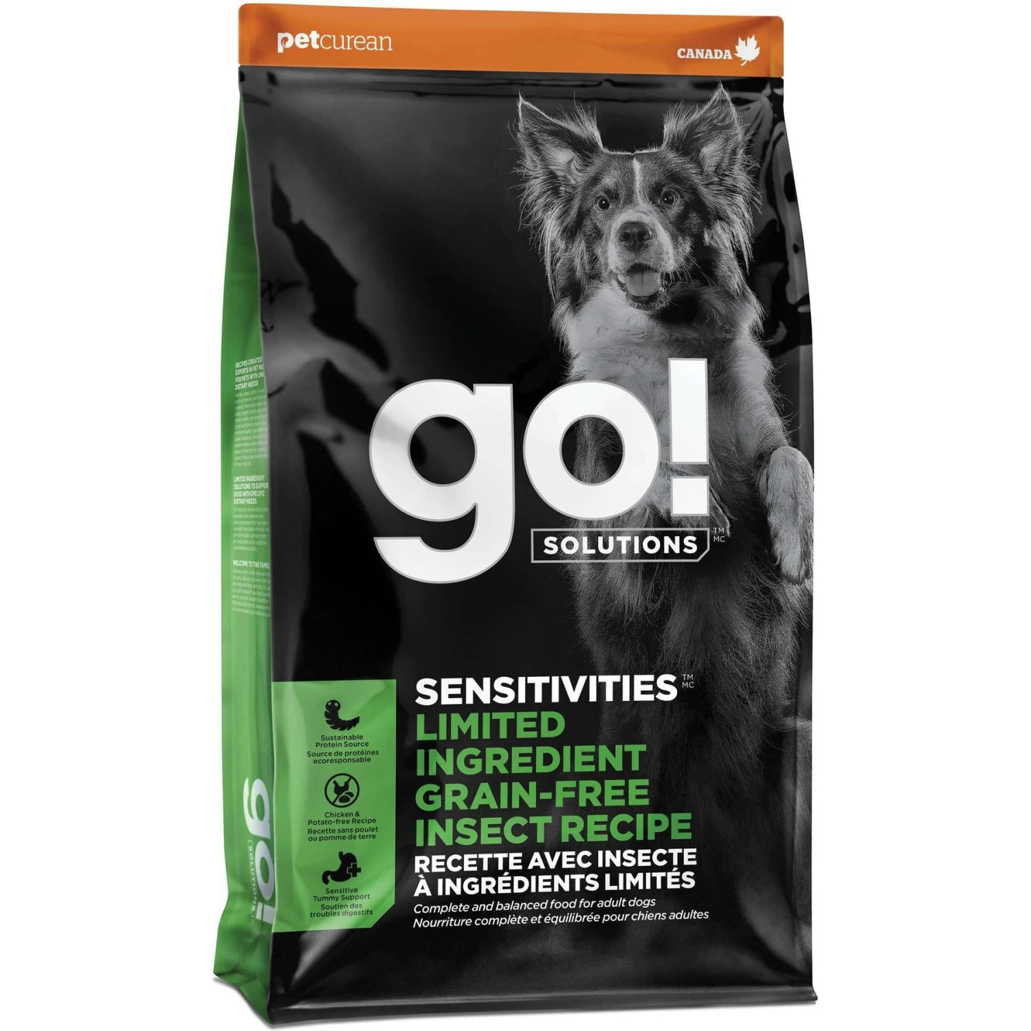 Go! Solutions Sensitivities Limited Ingredient Grain-Free Insect Recipe Dry Dog Food 3 Go! Solutions Sensitivities Limited Ingredient Grain-Free Insect Recipe Dry Dog Food