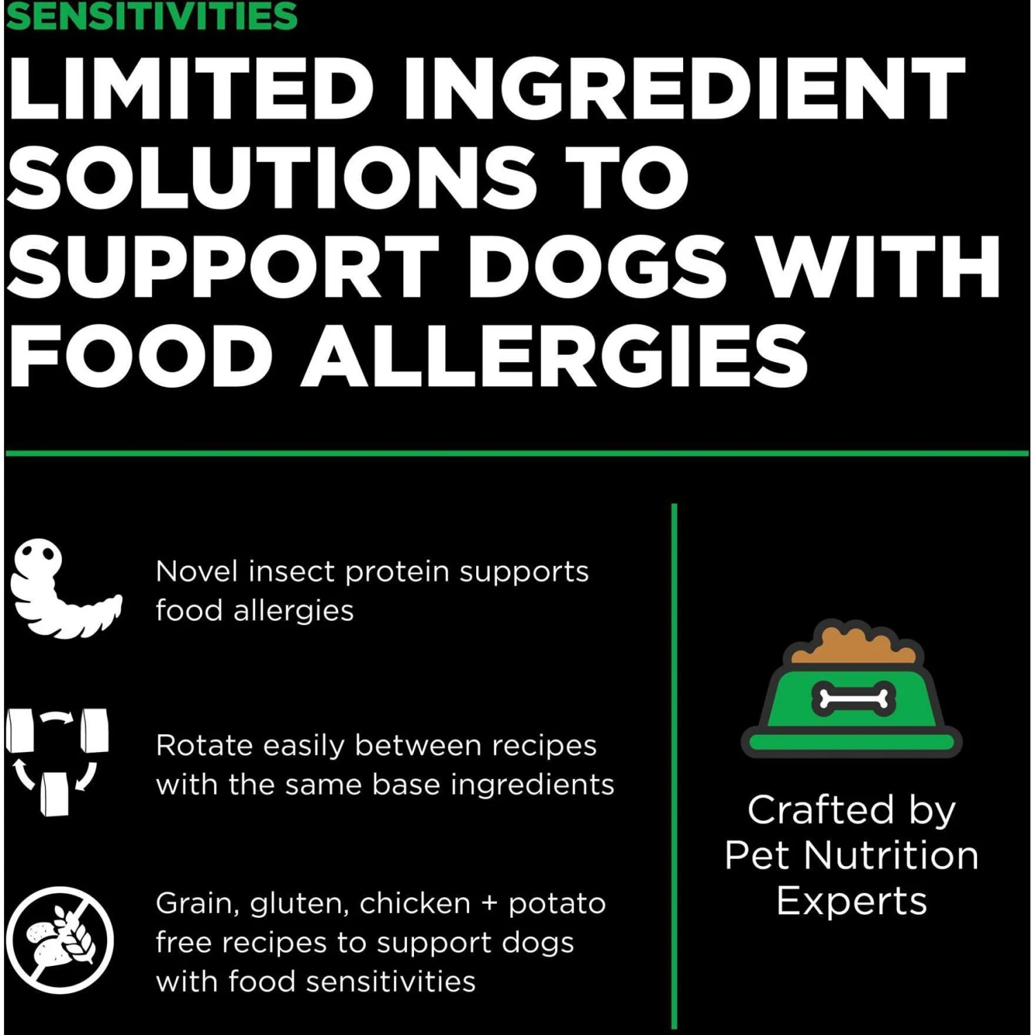 Go! Solutions Sensitivities Limited Ingredient Grain-Free Insect Recipe Dry Dog Food 4 Go! Solutions Sensitivities Limited Ingredient Grain-Free Insect Recipe Dry Dog Food - Image 2