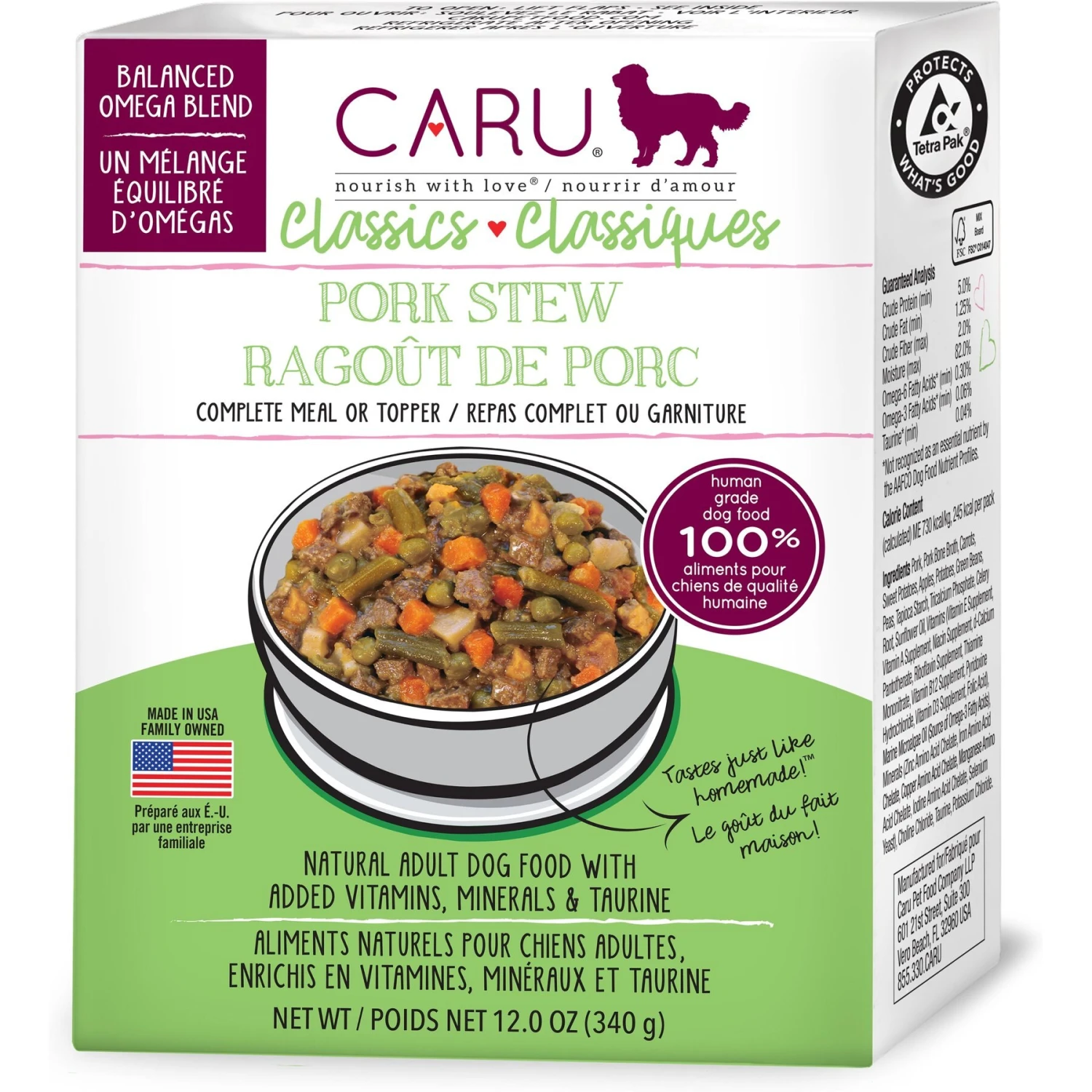 Caru Real Pork Stew Grain-Free Wet Dog Food 3 Caru Real Pork Stew Grain-Free Wet Dog Food