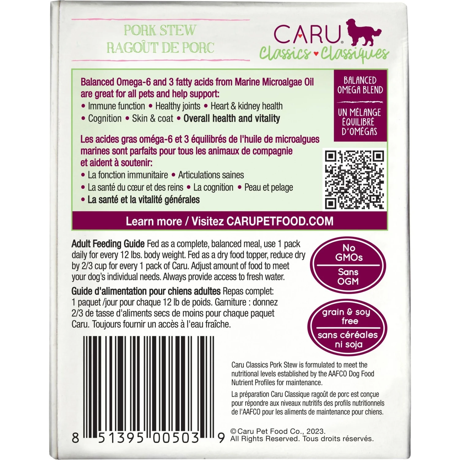 Caru Real Pork Stew Grain-Free Wet Dog Food 5 Caru Real Pork Stew Grain-Free Wet Dog Food - Image 3