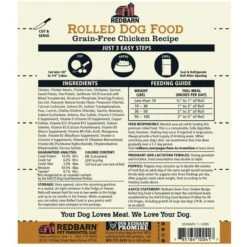 Redbarn Naturals Grain-Free Chicken Recipe Dog Food Roll 7 Redbarn Naturals Grain-Free Chicken Recipe Dog Food Roll -Blue Buffalo || ROYAL CANIN || Wellness Sales 86351 PT1. AC SS1800 V1673560862