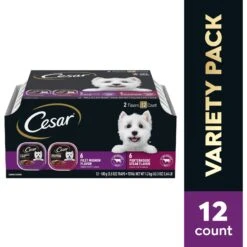 Cesar Classic Loaf In Sauce Filet Mignon & Porterhouse Steak Flavors Variety Pack Grain-Free Small Breed Adult Wet Dog Food Trays -Blue Buffalo || ROYAL CANIN || Wellness Sales 86450 PT2. AC SS1800 V1695655152