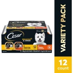 Cesar Classic Loaf In Sauce Breakfast & Dinner Mealtime Variety Pack Grain-Free Small Breed Adult Wet Dog Food Trays -Blue Buffalo || ROYAL CANIN || Wellness Sales 86454 PT2. AC SS1800 V1695655698