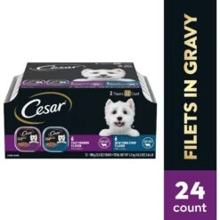 Cesar Filets In Gravy Beef Variety Pack Small Breed Adult Wet Dog Food Trays 13 Cesar Filets In Gravy Beef Variety Pack Small Breed Adult Wet Dog Food Trays -Blue Buffalo || ROYAL CANIN || Wellness Sales 86464 PT2. AC SS1800 V1695650666