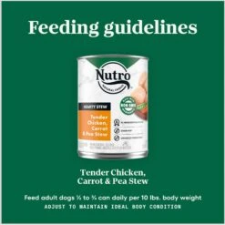 Nutro Hearty Stew Tender Chicken, Carrot & Pea Stew Grain-Free Canned Adult Wet Dog Food 17 Nutro Hearty Stew Tender Chicken, Carrot & Pea Stew Grain-Free Canned Adult Wet Dog Food -Blue Buffalo || ROYAL CANIN || Wellness Sales 86742 PT6. AC SS1800 V1691422424
