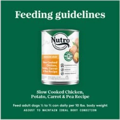 Nutro Grain-Free Premium Loaf Slow Cooked Chicken, Potato, Carrot & Pea Recipe Grain-Free Canned Adult Wet Dog Food 17 Nutro Grain-Free Premium Loaf Slow Cooked Chicken, Potato, Carrot & Pea Recipe Grain-Free Canned Adult Wet Dog Food -Blue Buffalo || ROYAL CANIN || Wellness Sales 86747 PT6. AC SS1800 V1691422012