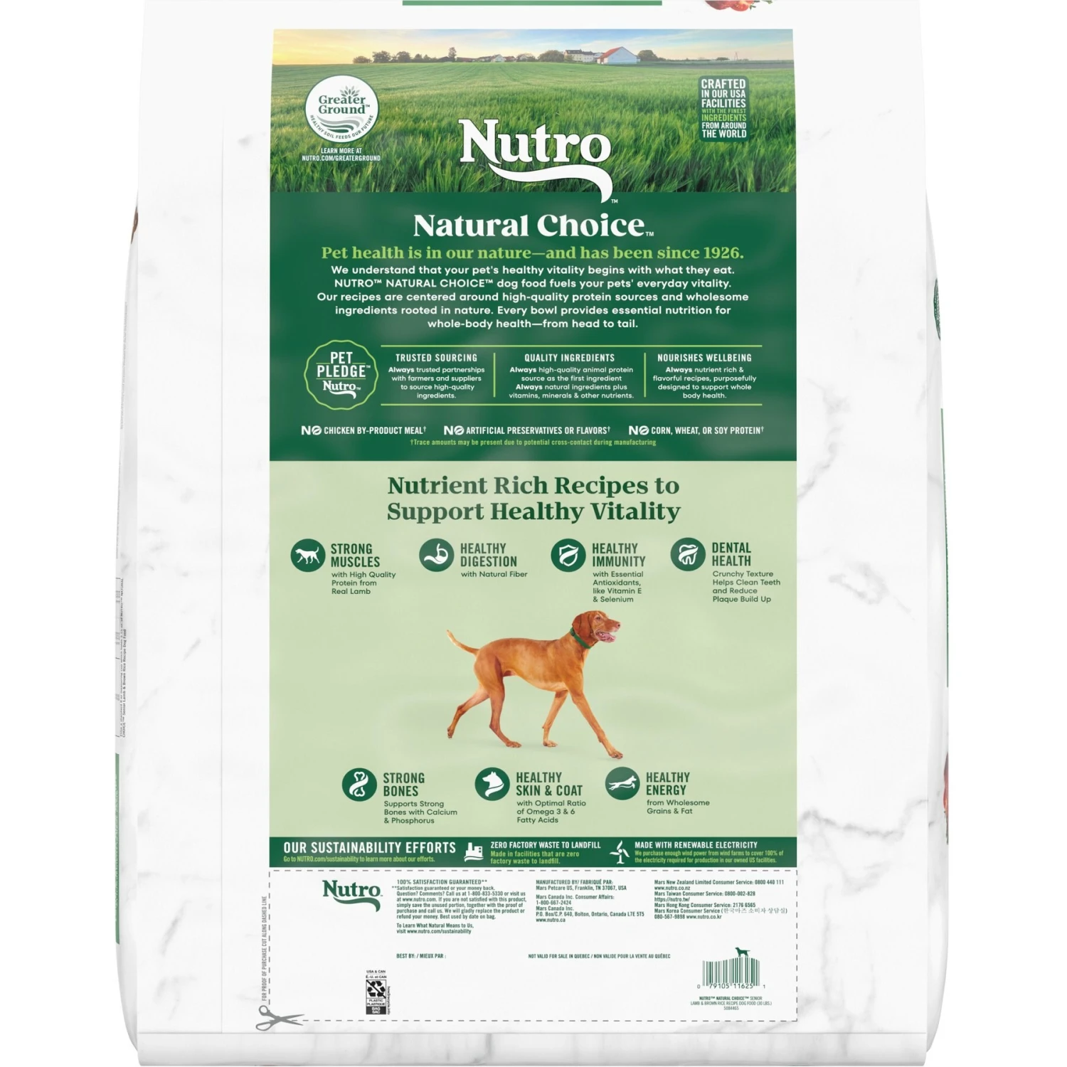 Nutro Natural Choice Senior Lamb & Brown Rice Recipe Dry Dog Food 4 Nutro Natural Choice Senior Lamb & Brown Rice Recipe Dry Dog Food - Image 2