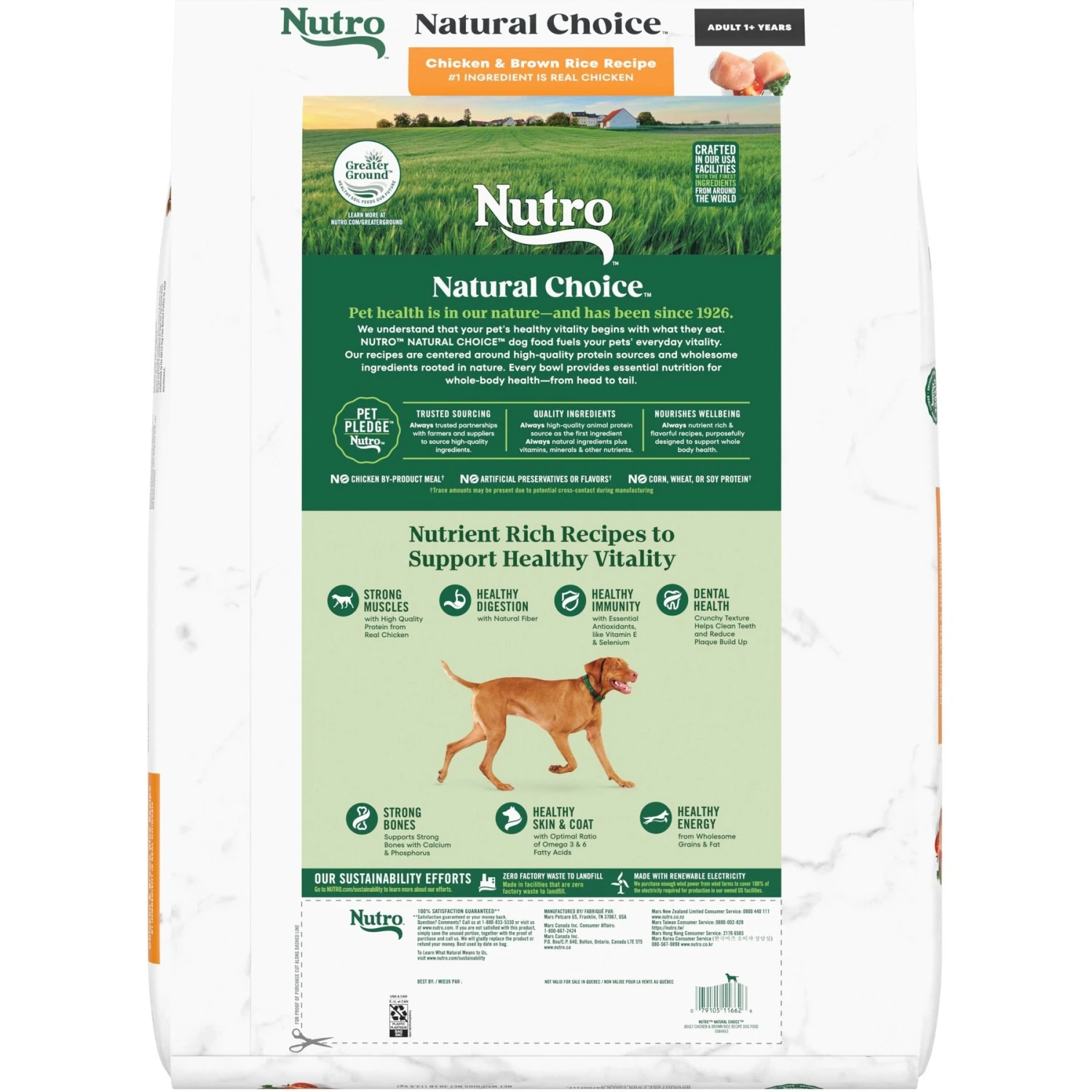 Nutro Natural Choice Adult Chicken & Brown Rice Recipe Dry Dog Food 5 Nutro Natural Choice Adult Chicken & Brown Rice Recipe Dry Dog Food - Image 3