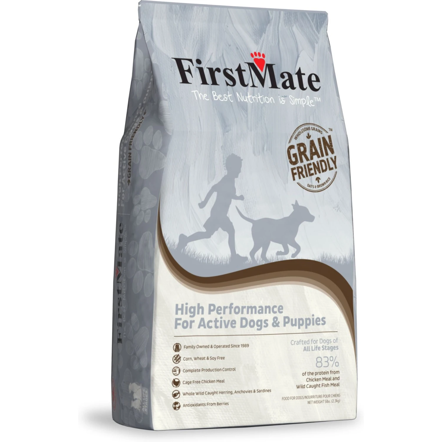Firstmate Grain Friendly High Performance Dry Dog Food, 5-lb Bag 3 Firstmate Grain Friendly High Performance Dry Dog Food, 5-lb Bag