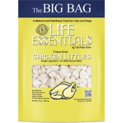 Life Essentials Freeze-Dried Chicken Littles Dog & Cat Treats, 16-oz Bag