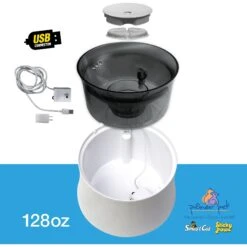 Pioneer Pet Vortex Elevated Drinking Dog Fountain, Gray, Medium -Blue Buffalo || ROYAL CANIN || Wellness Sales 873118 PT4. AC SS1800 V1686338418