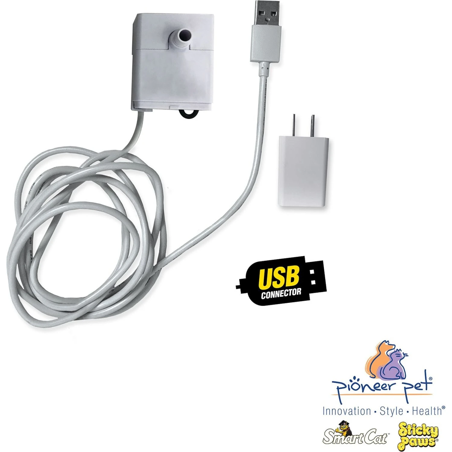 Pioneer Pet Vortex Replacement Auto-Shut Off Dog & Cat Pump, White, Small 4 Pioneer Pet Vortex Replacement Auto-Shut Off Dog & Cat Pump, White, Small - Image 2