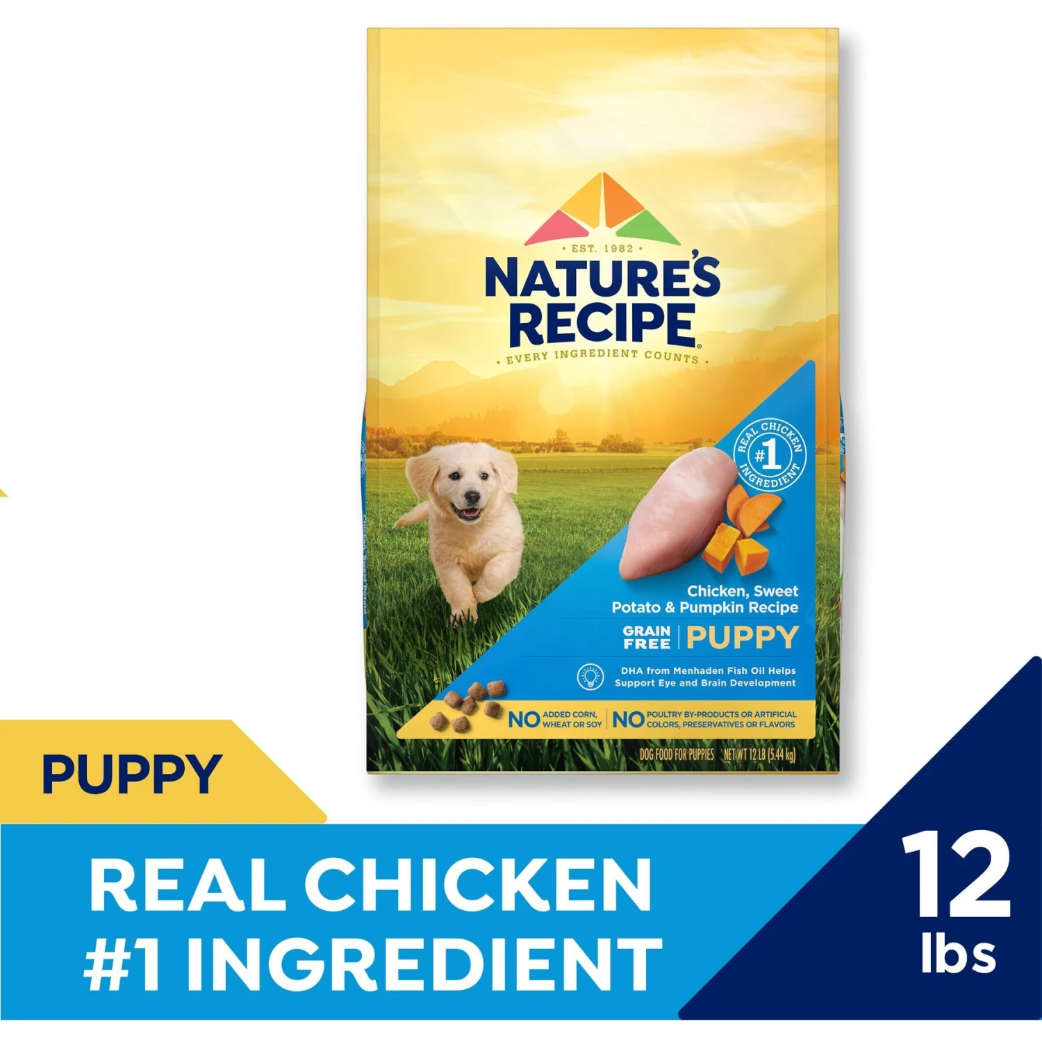 Nature's Recipe Grain-Free Puppy Chicken, Sweet Potato, & Pumpkin Recipe Dry Dog Food 4 Nature's Recipe Grain-Free Puppy Chicken, Sweet Potato, & Pumpkin Recipe Dry Dog Food - Image 2