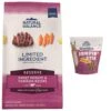 Natural Balance Rewards Jumpin' Stix With Real Venison Dog Treats & Natural Balance Limited Ingredient Reserve Grain-Free Sweet Potato & Venison Recipe Dry Dog Food