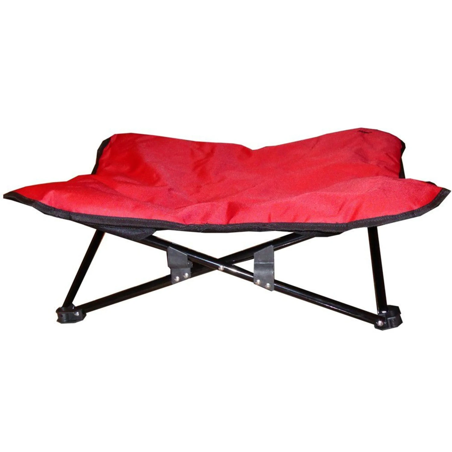 HDP Elevated Padded Napper Cot Space Saver Dog Bed, Red, Large 4 HDP Elevated Padded Napper Cot Space Saver Dog Bed, Red, Large - Image 2