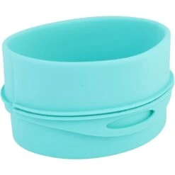 Pounce + Fetch Heavy Duty Silicone Travel Bag Bowl, Aqua, 4-cup -Blue Buffalo || ROYAL CANIN || Wellness Sales 883310 PT6. AC SS1800 V1689256534