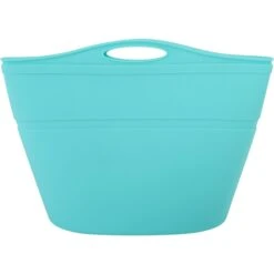Pounce + Fetch Heavy Duty Silicone Travel Bag Bowl, Aqua, 4-cup -Blue Buffalo || ROYAL CANIN || Wellness Sales 883310 PT8. AC SS1800 V1689256520