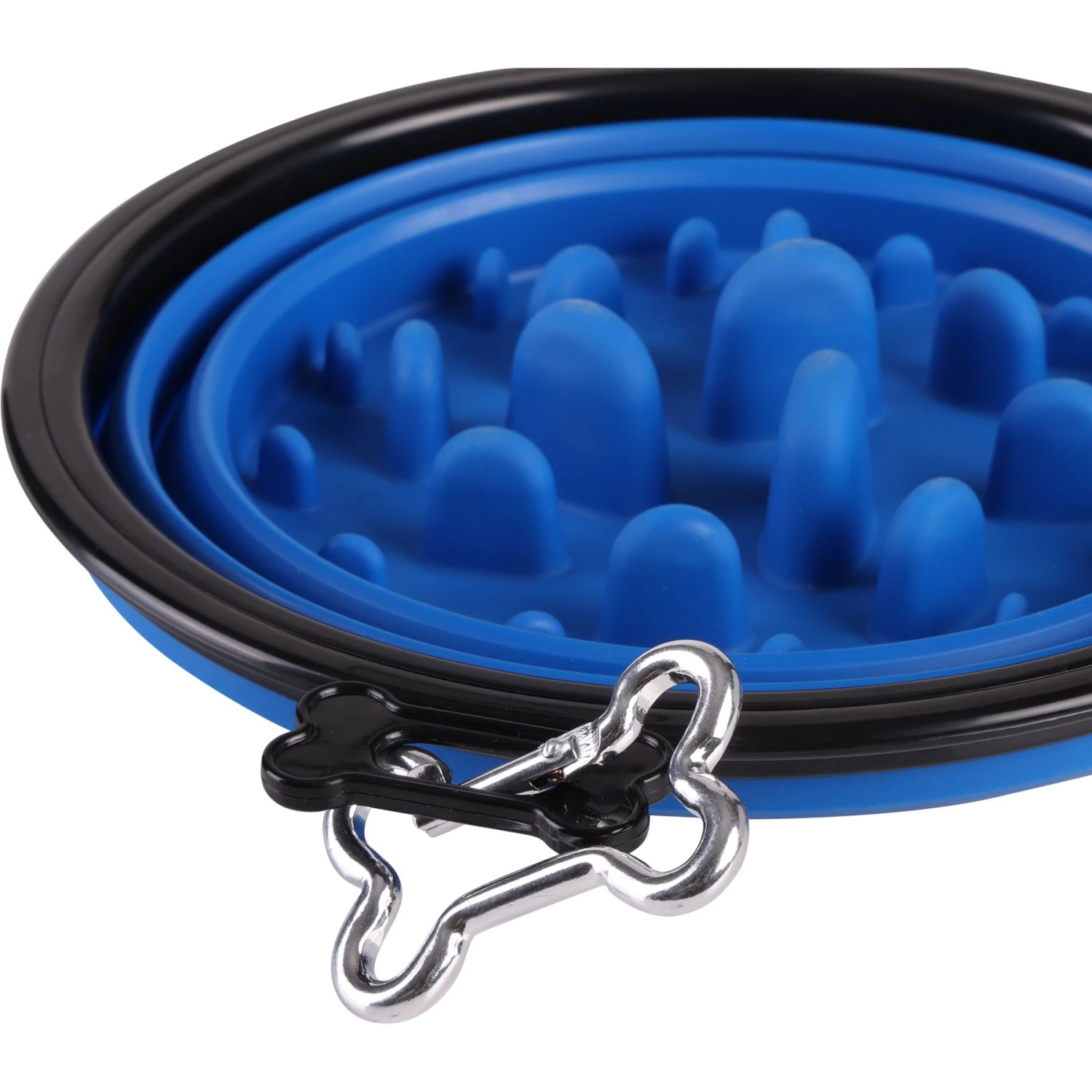 Pounce + Fetch Slow Feeder Collapsible Bowl, Assorted Colors 5 Pounce + Fetch Slow Feeder Collapsible Bowl, Assorted Colors - Image 3