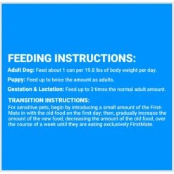 Firstmate Turkey Formula Limited Ingredient Grain-Free Canned Dog Food -Blue Buffalo || ROYAL CANIN || Wellness Sales 88469 PT7. AC SS1800 V1680639922