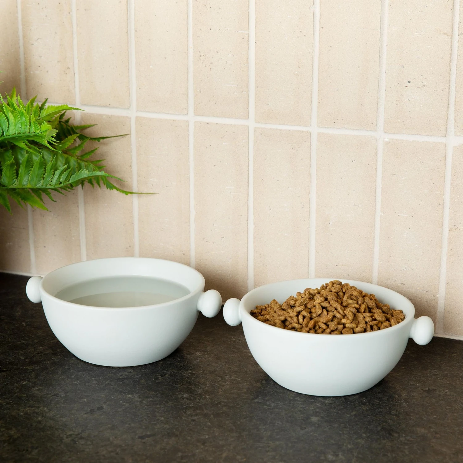 Waggo Bobble Ceramic Cat & Dog Bowl, Medium 5 Waggo Bobble Ceramic Cat & Dog Bowl, Medium - Image 3