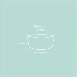 Waggo Habit Non-Skid Silicone Cat & Dog Bowl, Medium -Blue Buffalo || ROYAL CANIN || Wellness Sales 889254 PT4. AC SS1800 V1697132783