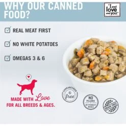 I And Love And You Beef Booyah Stew Grain-Free Canned Dog Food -Blue Buffalo || ROYAL CANIN || Wellness Sales 89297 PT3. AC SS1800 V1573654375
