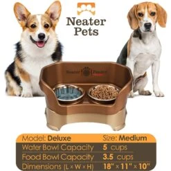 Neater Pets Neater Feeder Deluxe Elevated & Mess-Proof Dog Bowls, Bronze 11 Neater Pets Neater Feeder Deluxe Elevated & Mess-Proof Dog Bowls, Bronze -Blue Buffalo || ROYAL CANIN || Wellness Sales 89627 PT3. AC SS1800 V1672862699
