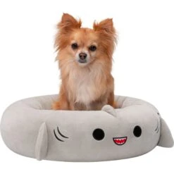 Squishmallows JPT Gordon The Shark Cat & Dog Bed, Grey 12 Squishmallows JPT Gordon The Shark Cat & Dog Bed, Grey -Blue Buffalo || ROYAL CANIN || Wellness Sales 898246 PT3. AC SS1800 V1688061595