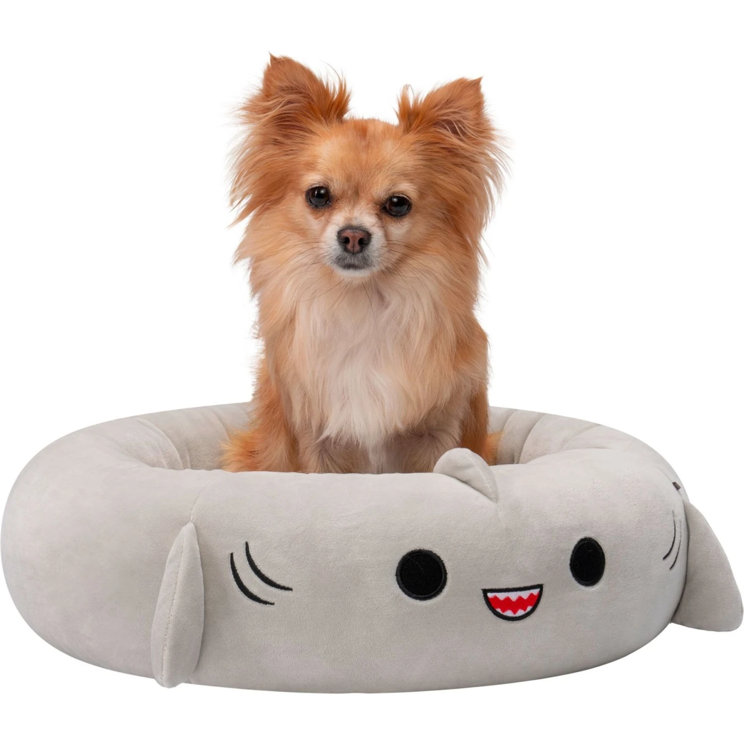 Squishmallows JPT Gordon The Shark Cat & Dog Bed, Grey 6 Squishmallows JPT Gordon The Shark Cat & Dog Bed, Grey - Image 4