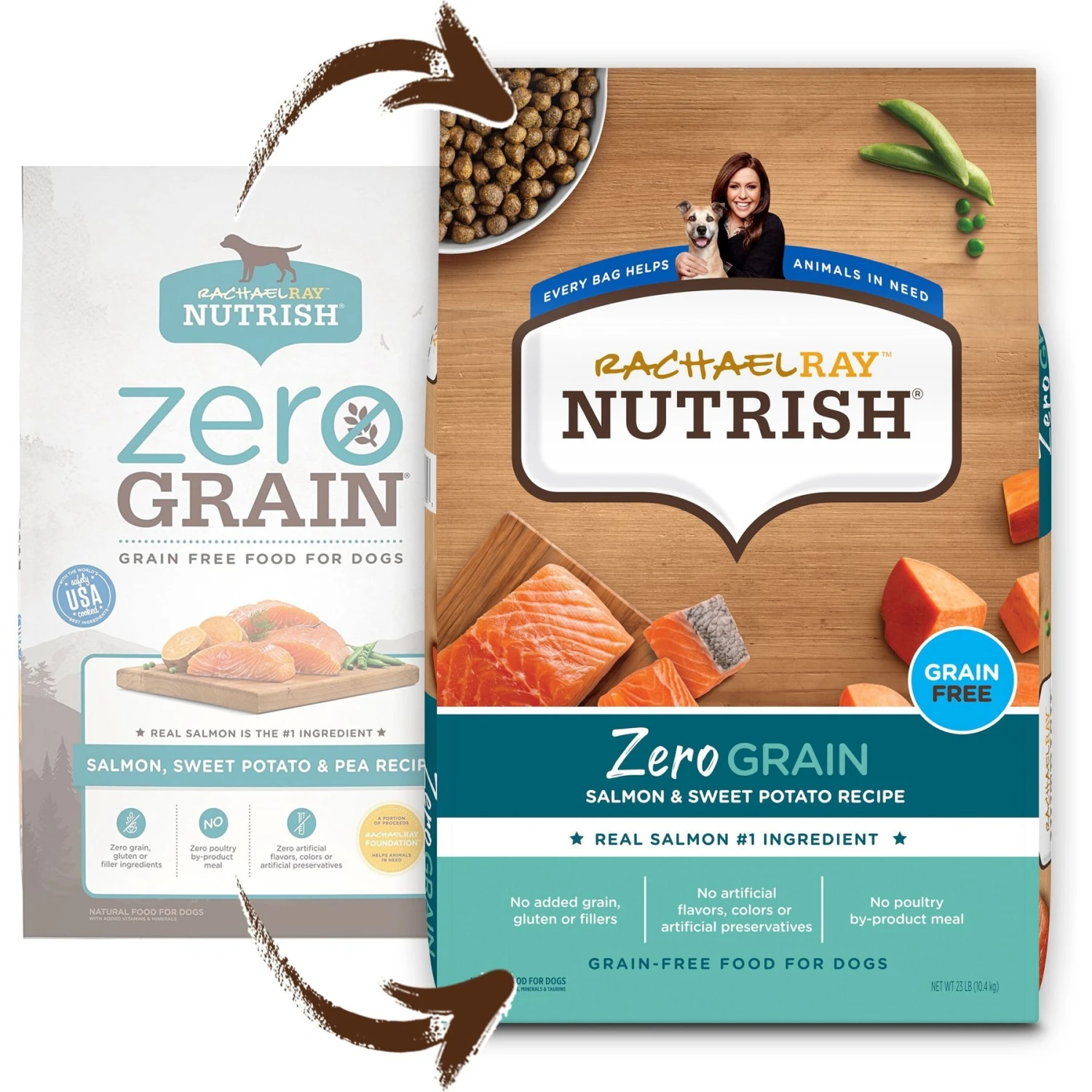 Rachael Ray Nutrish Zero Grain Natural Salmon & Sweet Potato Recipe Grain-Free Dry Dog Food 4 Rachael Ray Nutrish Zero Grain Natural Salmon & Sweet Potato Recipe Grain-Free Dry Dog Food - Image 2