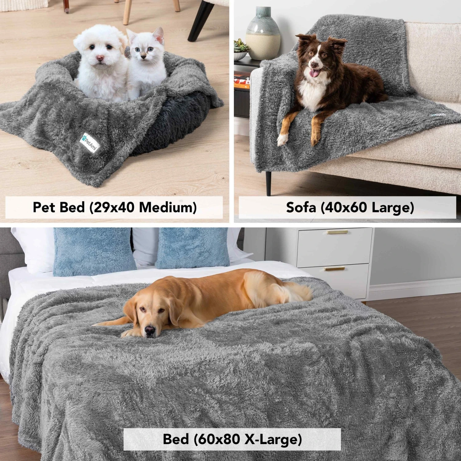 PetAmi Fluffy Fleece Cat & Dog Throw Blanket 7 PetAmi Fluffy Fleece Cat & Dog Throw Blanket - Image 5