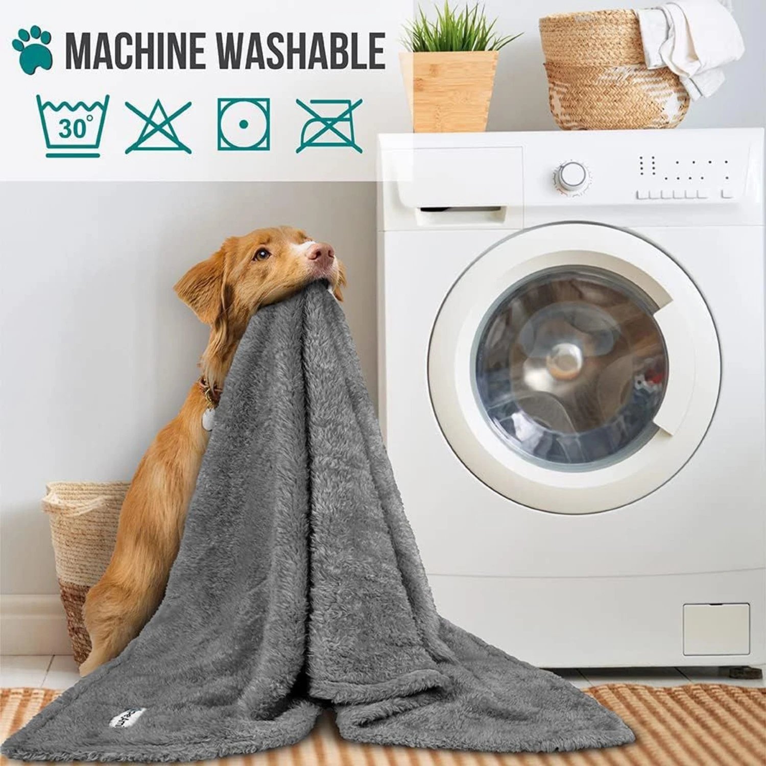 PetAmi Fluffy Fleece Cat & Dog Throw Blanket 8 PetAmi Fluffy Fleece Cat & Dog Throw Blanket - Image 6