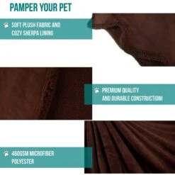 PetAmi Sherpa Dog & Cat Reversible Blanket -Blue Buffalo || ROYAL CANIN || Wellness Sales 902782 PT4. AC SS1800 V1687814925