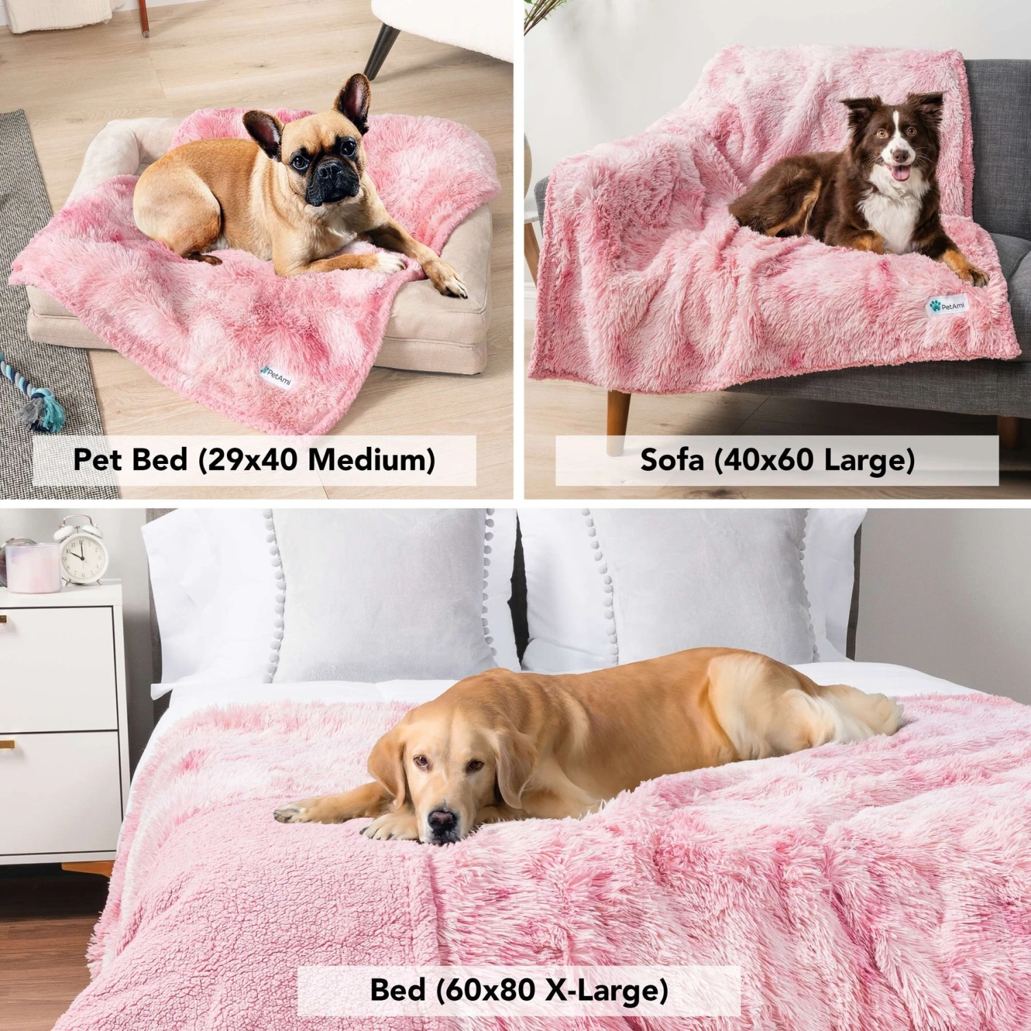 PetAmi Furry Faux Fur Waterproof Cat & Dog Blanket 6 PetAmi Furry Faux Fur Waterproof Cat & Dog Blanket - Image 4