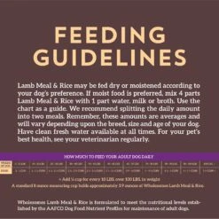 Wholesomes With Lamb Meal & Rice Formula Dry Dog Food -Blue Buffalo || ROYAL CANIN || Wellness Sales 90727 PT6. AC SS1800 V1626366438