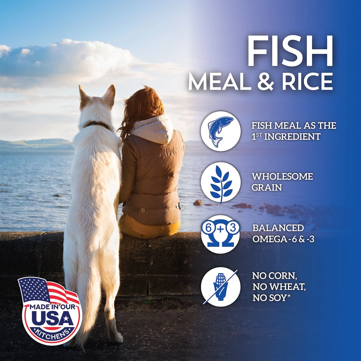 Wholesomes Fish Meal & Rice Formula Adult Dry Dog Food 6 Wholesomes Fish Meal & Rice Formula Adult Dry Dog Food - Image 4